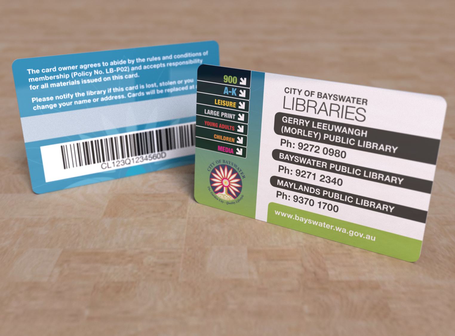 Library Card - City of Bayswater
