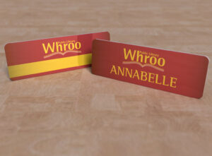 Whroo Public Library - Name Tag